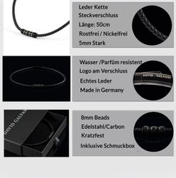 David Galvani Kette mit Anhänger Herren günstig online kaufen