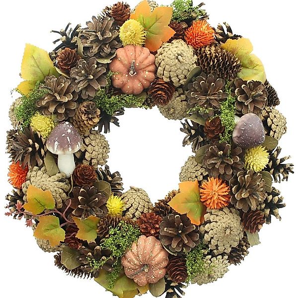 Home-trends24.de Dekokranz Herbst Deko Pilz Kürbis günstig online kaufen