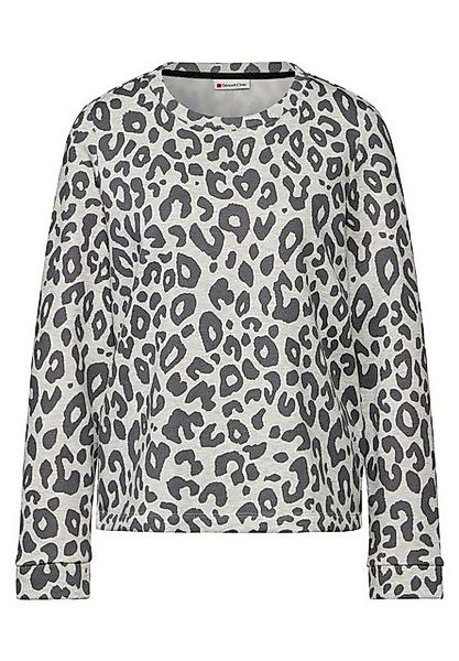 STREET ONE Sweatshirt Sweatshirt mit Leo-Muster (1-tlg) günstig online kaufen