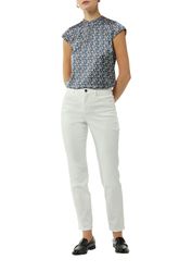 comma Blusentop mit Allover-Print günstig online kaufen