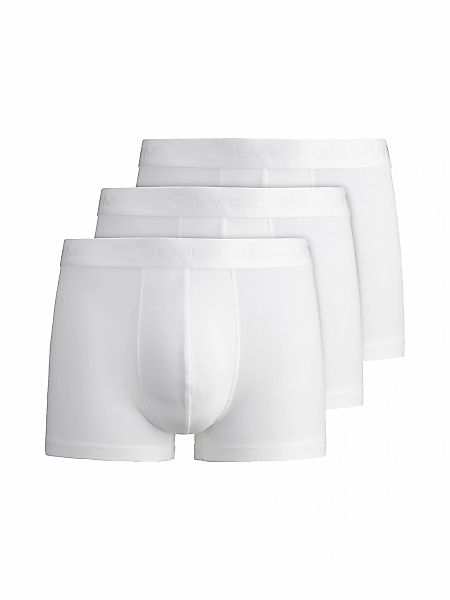 OLYMP Boxershorts, (Packung, 3 St., 3er), mit Ton-in-Ton Markenlogo günstig online kaufen