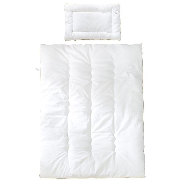 roba® Kinderbettdecke + Kopfkissen Kindersteppbett, ganzjähriges günstig online kaufen