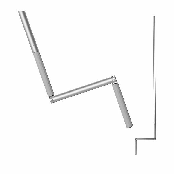 Bauheld Rollladen Kurbelstange 100cm Grau günstig online kaufen