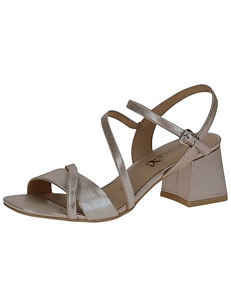 Caprice Sandalen Leder/Fell High-Heel-Sandalette günstig online kaufen