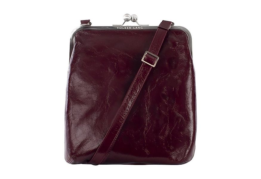 VOLKER LANG Schultertasche MATA  Elegante Damen Bügeltasche aus italienisch günstig online kaufen