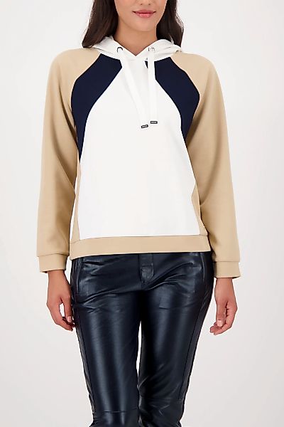 Monari Kapuzensweatshirt "Sweatshirt Colorblock", Regular fit mit Rundhalsa günstig online kaufen