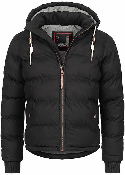 Alessandro Salvarini Winterjacke "ASGinio" mit abnehmbarer Kapuze günstig online kaufen