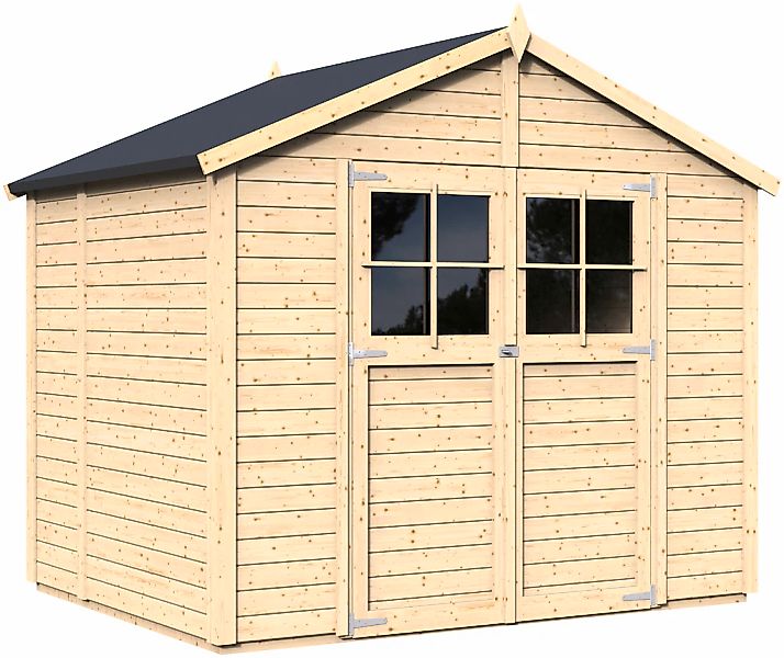 KONIFERA Gartenhaus Osterbek 3, BxT: 253x191 cm, Inklusive Fussboden günstig online kaufen