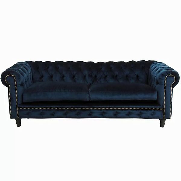 JVmoebel Sofa Design Leder Sofa Couch - Chesterfield Polster Dreisitzer, Ma günstig online kaufen