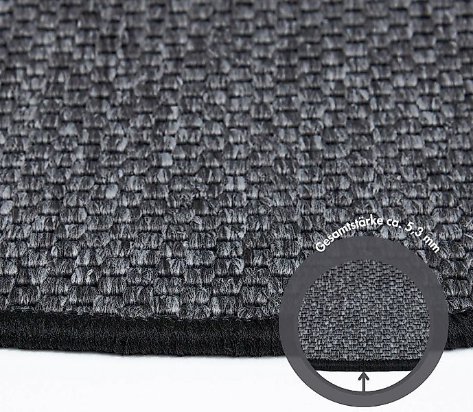 Andiamo Stufenmatte »Skagen, Made in Netherlands«, halbrund, 5 mm Höhe, mel günstig online kaufen