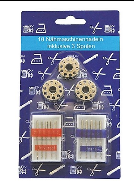 Global Partner Nähmaschinennadeln Nähmaschinenzubehör Set 20-teilig Nadeln günstig online kaufen