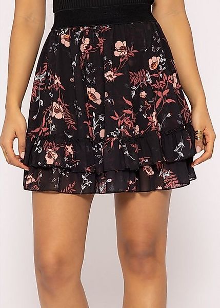 SASSYCLASSY Rüschenrock Eleganter Mini Rock Damen günstig online kaufen