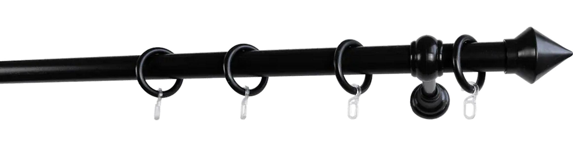 GARESA Gardinenstange "Palmi" Ø 28 mm 1 läufig-läufig Wunschmaßlänge Vorhan günstig online kaufen