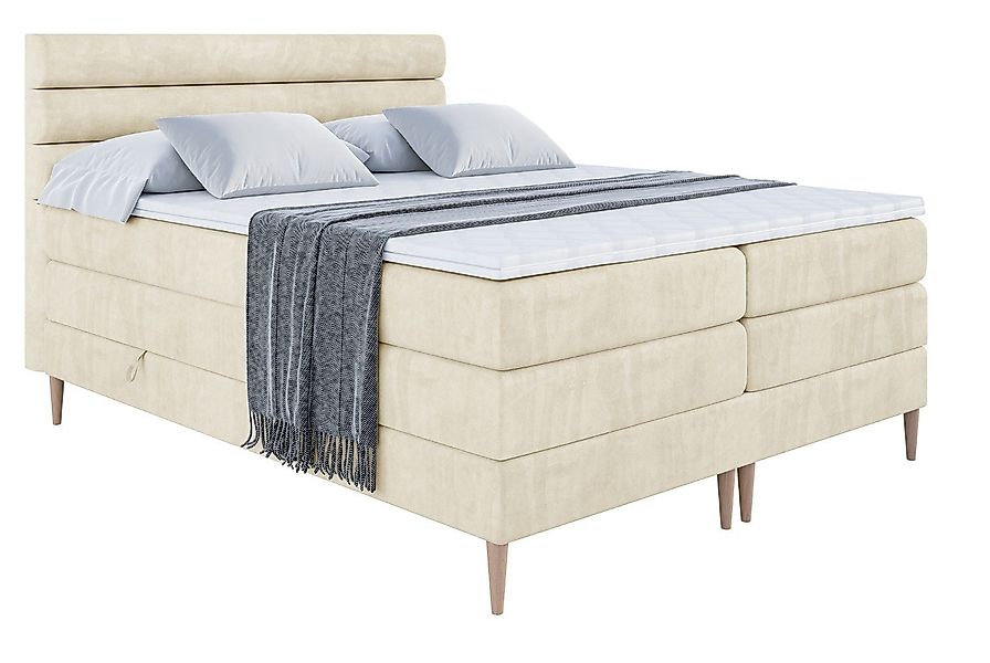 ALTDECOR Boxspringbett CELESTIA-F KING (Multipocket-Matratze H4, günstig online kaufen
