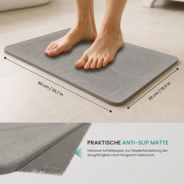 ArtUniverse Badematte Badematte 39x60 cm ONLINE günstig online kaufen