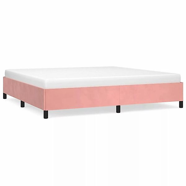 vidaXL Bettgestell Rosa 200x200 cm Samt Modell 21368979 günstig online kaufen