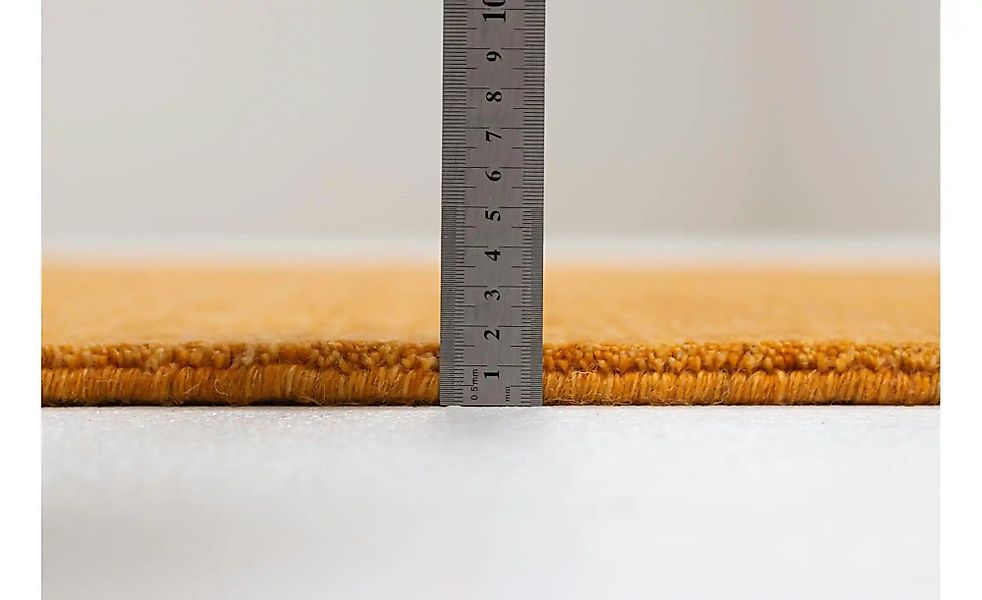 THEKO Handweber  Phalguna ¦ gold ¦ Wolle ¦ Maße (cm): B: 90 H: 1 Teppiche > günstig online kaufen