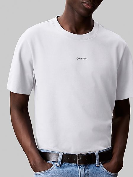 Calvin Klein T-Shirt "SS STRETCH PIQUE NANO EASY TEE", Mit Rundhalsausschni günstig online kaufen