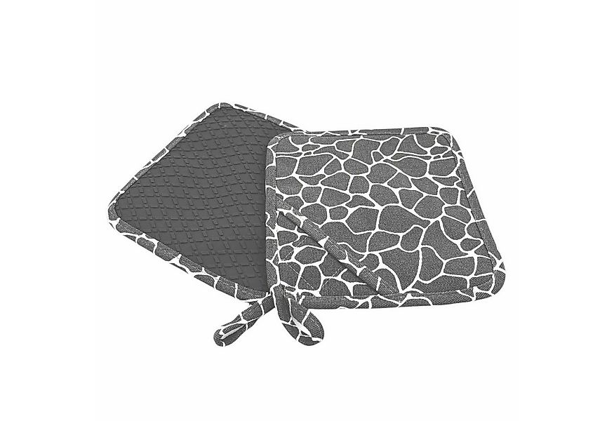 Camolo Topflappen 2er Set Ofenhandschuhe Silikon & Baumwolle hitzebeständig günstig online kaufen