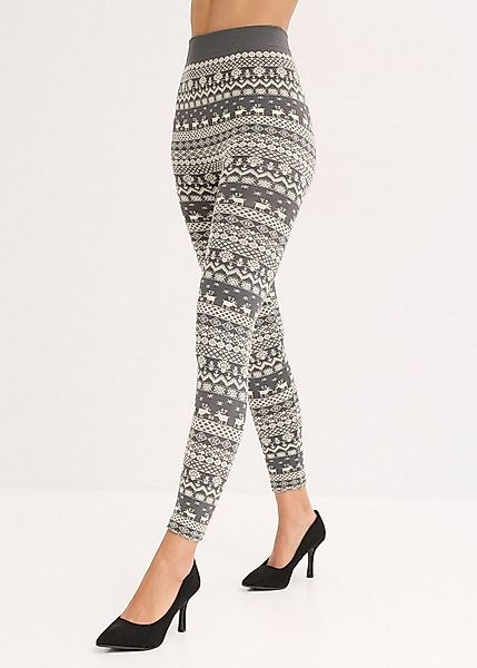 bonprix Thermoleggings aus recyceltem Polyester, mit Elasthan-Anteil, wärme günstig online kaufen