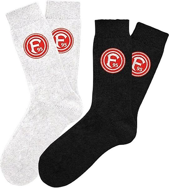 Fortuna Düsseldorf Socken Sportsocken Logo 2er-Set günstig online kaufen