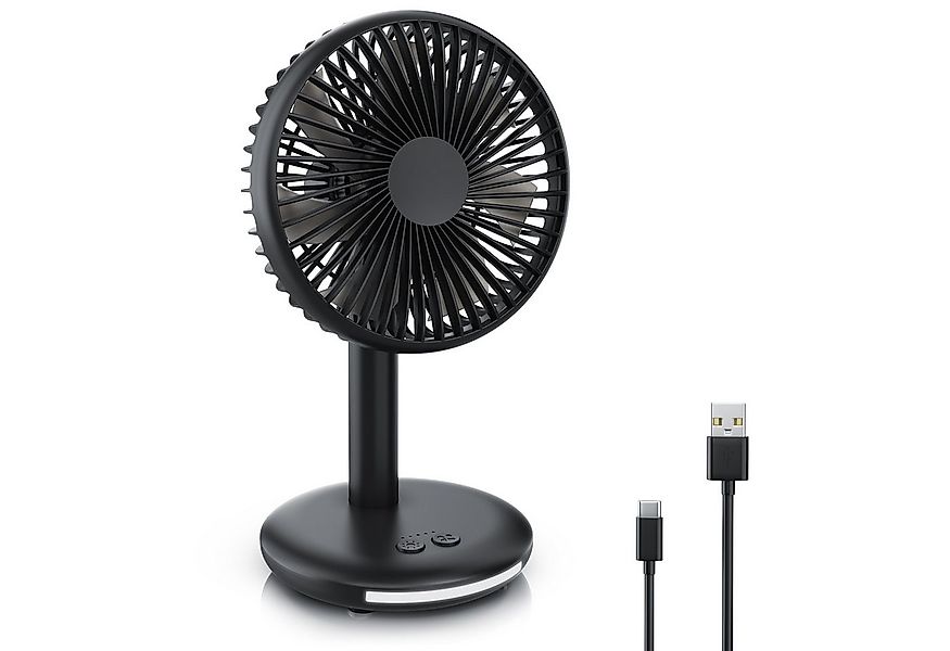 CSL Akku-Ventilator Tischventilator, USB Mini Desk Fan, Schreibtischventila günstig online kaufen