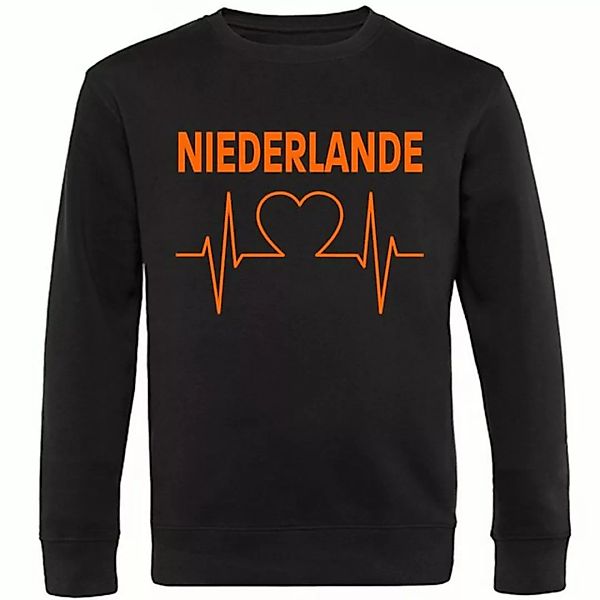 multifanshop Sweatshirt Niederlande - Herzschlag - Pullover günstig online kaufen