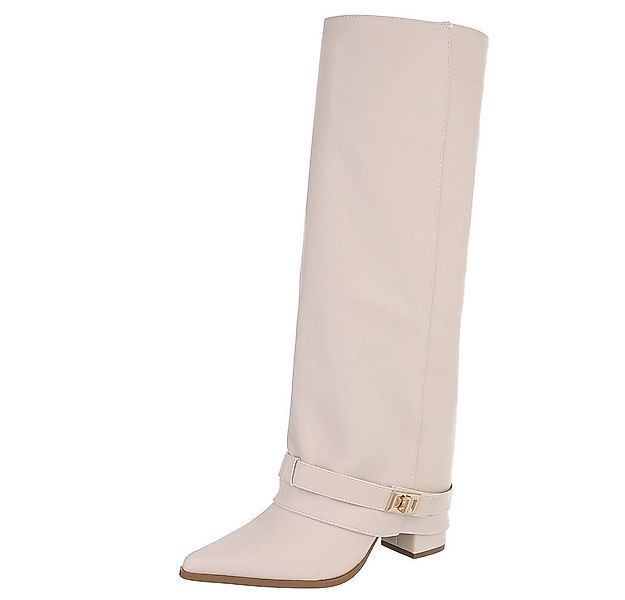 Ital-Design Elegante Stiefel mit Schnalle für Damen, Alltag und Freizeit Hi günstig online kaufen