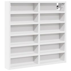 vidaXL Regal Vitrinenschrank Weiß 60x8,5x58 cm günstig online kaufen