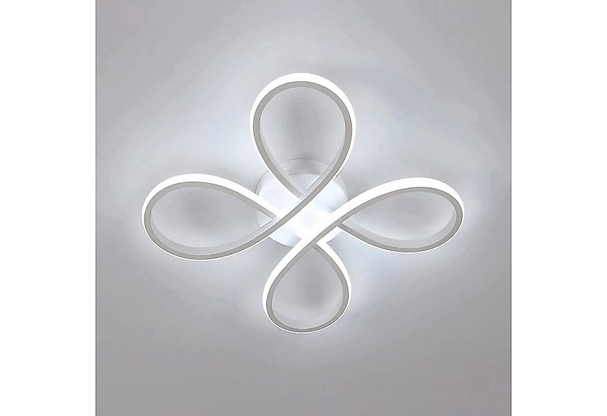Riserva LED Deckenleuchte LED Deckenleuchte Blumen Design, 30W 6500K Weiß, günstig online kaufen