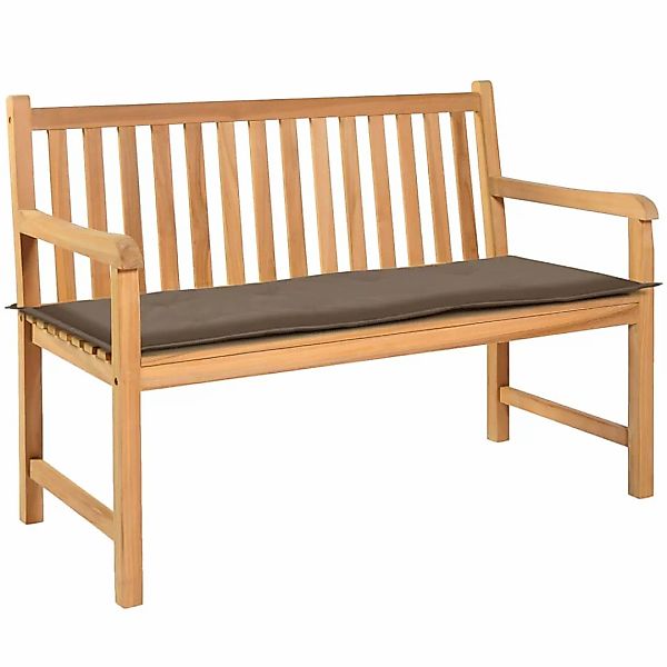 vidaXL Sitzauflage Gartenbank-Auflage Taupe 120x50x4 cm günstig online kaufen
