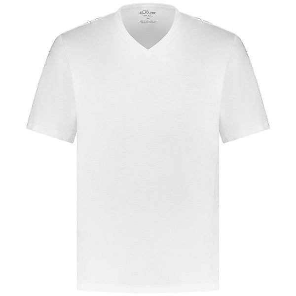s.Oliver T-Shirt aus Baumwolle Farbe weiß Größe: 6XL günstig online kaufen