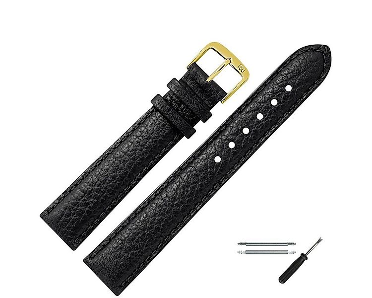 MARBURGER Uhrenarmband 16mm Leder Buffalo Prägung günstig online kaufen