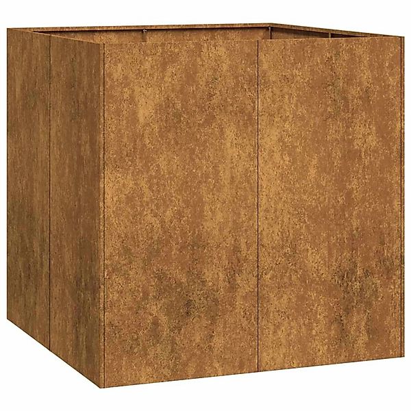 vidaXL Pflanzkübel Rostig 80x80x80 cm Wetterfester Stahl 860786 günstig online kaufen