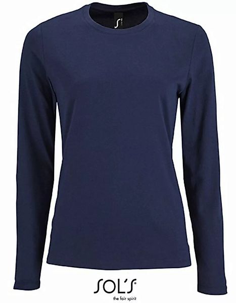 SOLS Langarmshirt 1er/2er Pack Damen Langarm-Shirt für Frauen Gr. S bis XXL günstig online kaufen