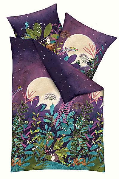 Kaeppel Kinderbettwäsche Kinder-Bettwäsche "Moonshine", Renforcé, Renforcé günstig online kaufen
