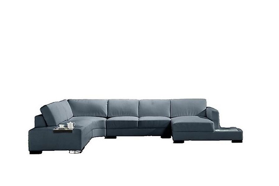 JVmoebel Ecksofa Ledersofa Sofa Wohnlandschaft Polster Sitz Eckgarnitur XXL günstig online kaufen