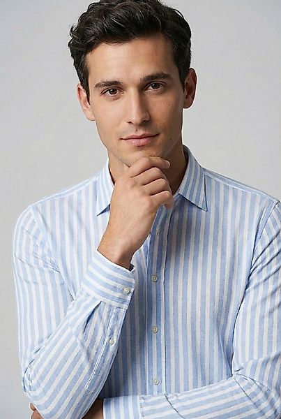 DESOTO Langarmhemd Casual Kent 1/1 Businesshemd, Kentkragen, Jersey, schmal günstig online kaufen