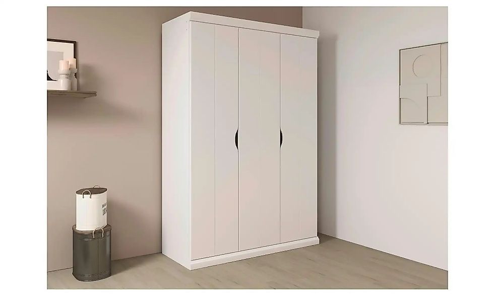 Kleiderschrank  Frieda ¦ weiß ¦ Maße (cm): B: 136 H: 203 Schränke > Kleider günstig online kaufen