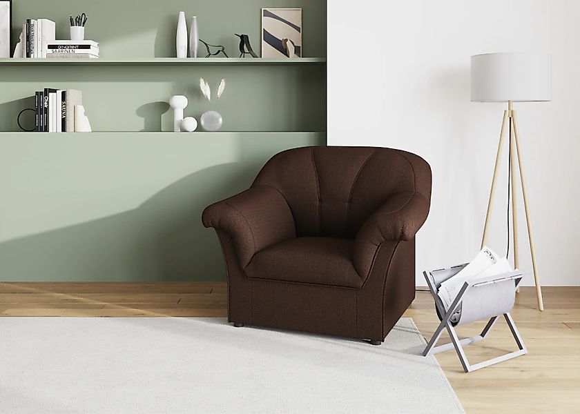 DOMO collection Sessel "Pegnitz zeitlos, elegante Armlehnen, komfortabel" günstig online kaufen