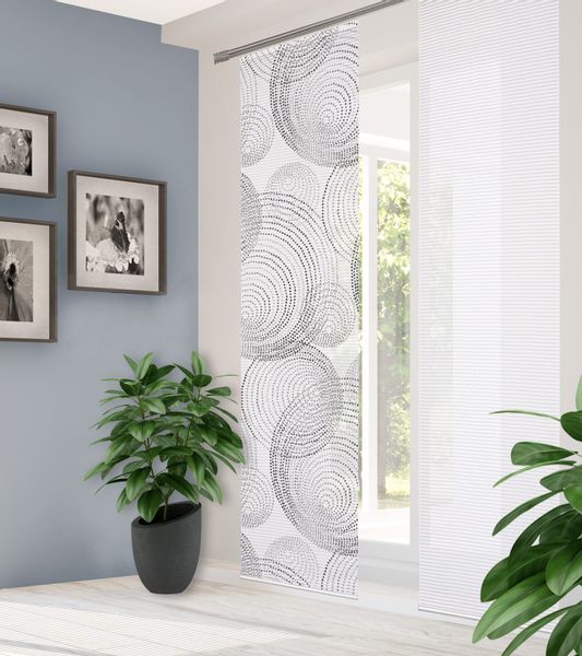 HOME in green Schiebegardine "SPIRO" Paneelwagen 1 Stk. tlg. DIGITALBEDRUCK günstig online kaufen