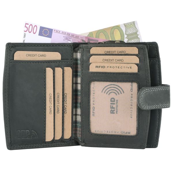 Benthill Geldbörse Damen Echt Leder Geldbeutel günstig online kaufen