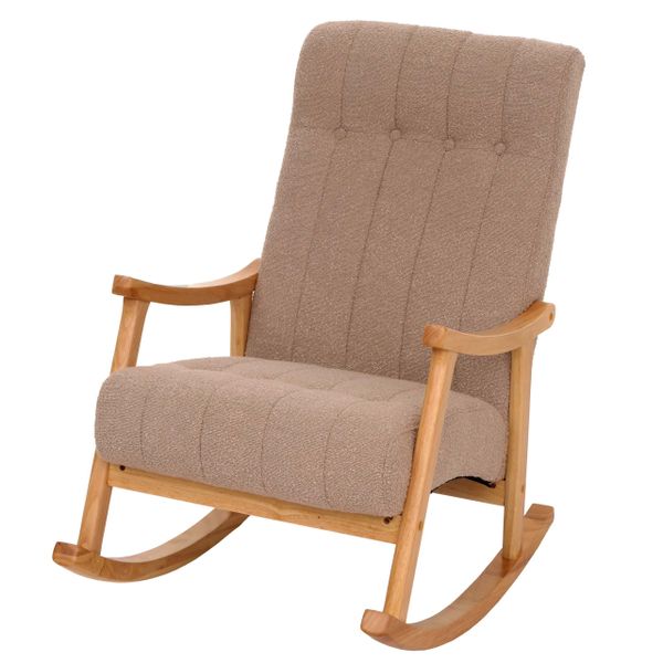 MCW Schaukelstuhl MCW-K10-B, Mit dekorativen Zierknöpfen günstig online kaufen