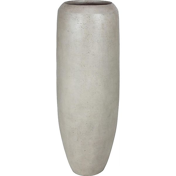 Cigar Pflanzgefäß - frostfest Ø 54 cm, Höhe 150 cm grau günstig online kaufen
