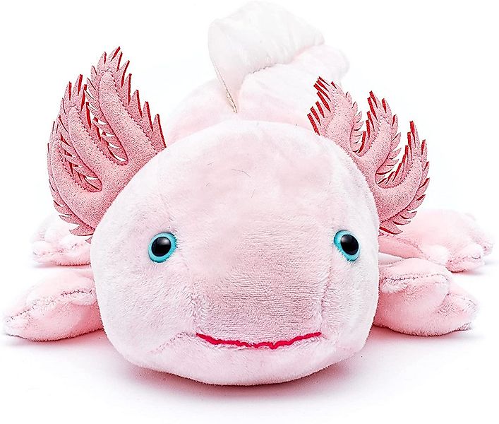Uni-Toys Kuscheltier Axolotl - verschiedene Farben - 32 cm (Länge) - Plüsch günstig online kaufen