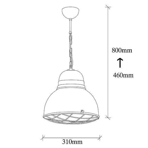 Hängeleuchte Saglam 3729, gelb, Eisen, Ø 32 cm günstig online kaufen