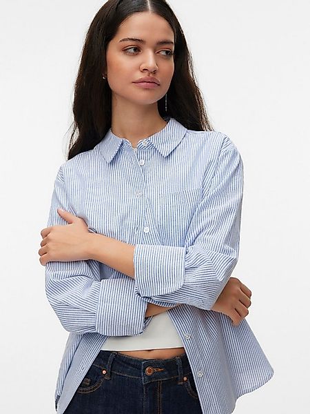 Vero Moda Hemdbluse VMINGE L/S SHIRT WVN BTQ mit Brusttasche günstig online kaufen