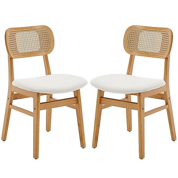 WAHSON OFFICE CHAIRS Esszimmerstuhl Rattansessel 2/4er günstig online kaufen