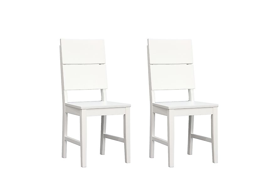 Woodroom Holzstuhl Kota (2er-Set Hevea massiv günstig online kaufen