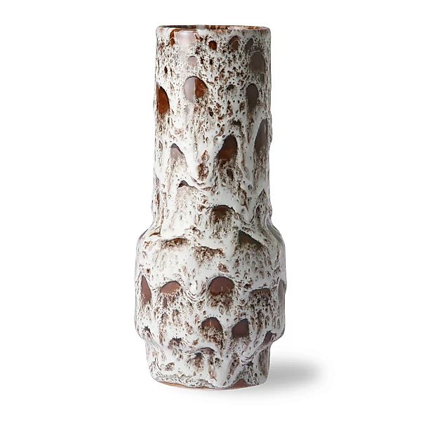 Retro Vase 20,5cm Lava white günstig online kaufen